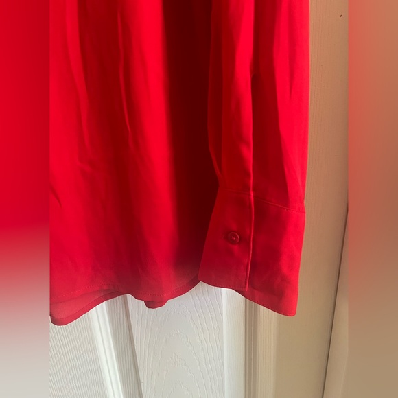 NWT Worthington dressy blouse…long sleeve…red…size XXL. - Picture 4 of 8